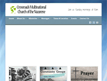 Tablet Screenshot of cerritosnazarene.com